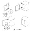 Zawias Clip-on, 95°, Intermat 9936, wewnętrzny, do profilu aluminiowego, niklowy (9155235) Hettich, cena - zdjecie №5 - small