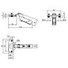 Zawias 110°, Sensys 8646i, wewnętrzny, front 10–16 mm, z domykiem, czarny obsydian (9091795) Hettich, cena od producenta - zdjecie №9 - small