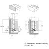 Komplet szuflady Muller Box profi line 3D L=500 Н=127 Biały, cena - zdjecie №5 - small