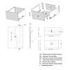 Komplet szuflady Muller Box profi line 3D L=500 Н=238 Antracyt, zdjecie - zdjecie №4 - small