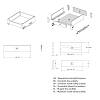 Komplet szuflady wewnętrznej Muller Box profi line 3D L=300 Н=127 Antracyt, nie drogie - zdjecie №3 - small
