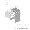 Komplet szuflady wewnętrznej Muller Box profi line 3D L=550 Н=127 Biały, nie drogie - zdjecie №3 - small
