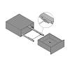 Prowadnice dolnego montażu PO L=550 Muller profi line 19mm 3D, hurt - zdjecie №10 - small