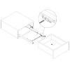 Prowadnice dolnego montażu PO L=550 Muller profi line 19mm 3D, cena od producenta - zdjecie №9 - small