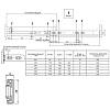 Prowadnice kulkowe 45mm L=550mm MULLER z cichym domykiem, kupic - zdjecie №2 - small