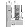 Quadro V6.Silent System L=420 pełny wysuw EB 10,5 Atira, prawa (9047451) Hettich, zdjecie - zdjecie №4 - small