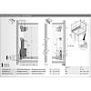 Dodatkowy reling L=520mm, Atira srebro, prawy (9195021) Hettich, kupic - zdjecie №2 - small