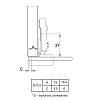 Zawias Clip-on, 95°, Intermat 9904, nakładany, do szkła, niklowy (72960) Hettich, zamowienie - zdjecie №6 - small