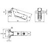 Zawias Sensys 8638i 95 do aluminiowego profilu, wpuszczany (9072526) Нettich, kupic - zdjecie №2 - small