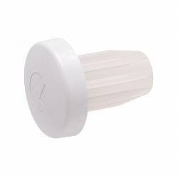 Stoper wpuszczany Ø5mm BI-MATERIALE, biały, Italiana Ferramenta (23203010AB)