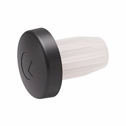 Stoper wpuszczany Ø5mm BI-MATERIALE, antracyt, Italiana Ferramenta (23203010EE)