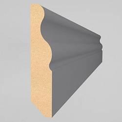Listwa przypodłogowa MDF AGT SPR-7007 723 Czarny Jedwab Soft Touch 2800х80х16 мм
