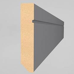 Listwa przypodłogowa MDF AGT SPR-7028 723 Czarny Jedwab Soft Touch 2800х80х16 мм