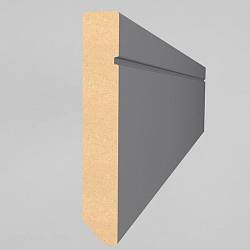 Listwa przypodłogowa MDF AGT SPR-7029 3001 Czarny Jedwab Soft Touch 2800х100х16 мм