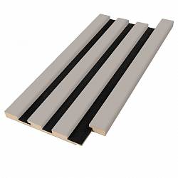 Zaślepka panelu AGT LB-5014-B 729 Jasnoszary jedwab (op.8 szt) 2800х42х18мм