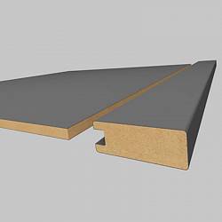 Profil ramy MDF AGT MP-1004 3082 Biały PE 2800х50х18mm (opak. 10szt)