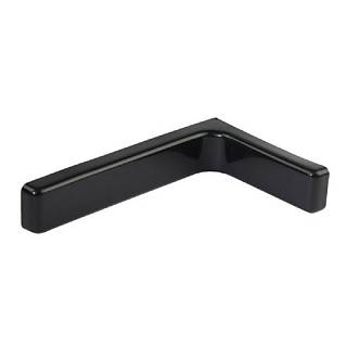 Konsola z nakładką z tworzywa sztucznego 119x77, 5 (120mm),  max 7kg,  kolor czarny