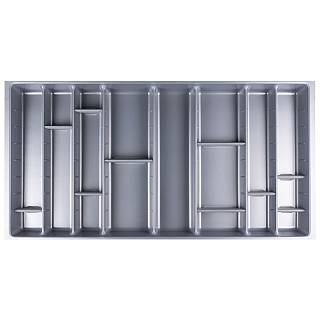 Taca na sztućce OrgaTray 590,  470 x 1000 mm,  Kolor srebrny (9194894) Hettich