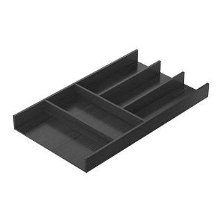Wkład do szuflady OrgaTray 270 taca na sztućce,  buk,  antracyt,  270x423x43mm (9278291) Hettich