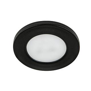 Lampa LED Flat 220V,  4W,  4000K (światło neutralne),  czarny matowy