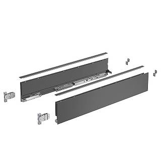 AvanTech YOU Komplet boków H=101,  L=550mm antracyt (9255330) Hettich