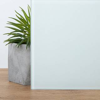 Szkło lakierowane satynowe Matelac Soft White 9010 4mm