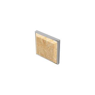 Gałka Ferro Fiori D 4320.016 chrom | marmur Cremano