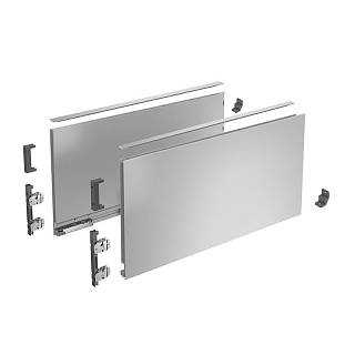 AvanTech YOU Komplet boków H=251,  L=650mm, srebro (9255279) Hettich