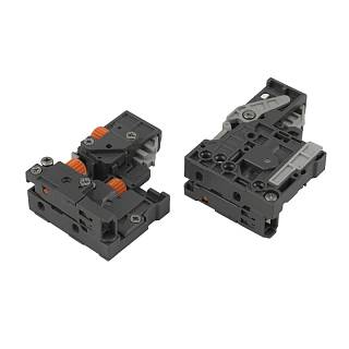 Zatrzaski do prowadnic ukrytego montażu SC 3D Muller Profi Line,  18 mm max.