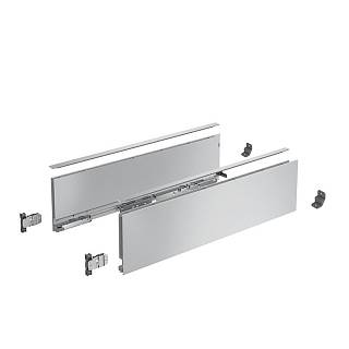 AvanTech YOU Komplet boków do szuflady H=139,  L=600mm,  srebro (9255260) Hettich