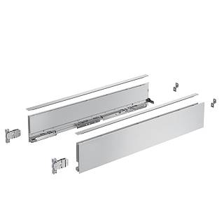 AvanTech YOU Komplet boków H=101,  L=650mm, srebro (9255252) Hettich