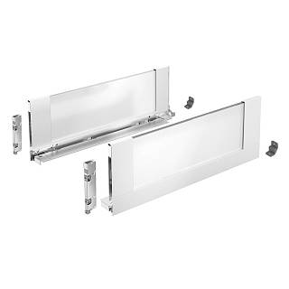 AvanTech YOU Komplet boków H=187,  Inlay (pod szkło) L=500mm,  biały (9257183) Hettich