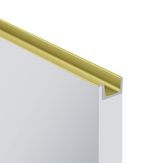 Profil wpuszczany - uchwyt Ferro Fiori M 8050 złoto anodowane,  18 mm