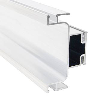 Profil GOLA pion. pośredni Ferro Fiori z rowkiem na LED płyta wiórowa 18mm L=5400mm type C biały