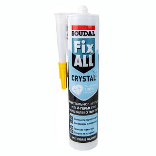 Klej uszczelniający Fix ALL Crystal,  Soudal,  290ml