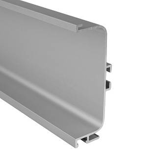 Profil GOLA poziomy z rowkiem na LED Ferro Fiori,  L=4100 mm,  type C,  aluminium