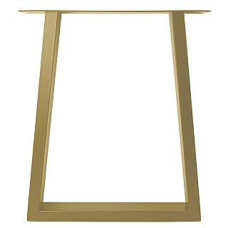 Podstawa do stołu typu U,  600x80mm,  h=725mm,  złoto