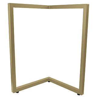 Podstawa do stołu typu VV,  600x300mm,  h=725mm,  złoto
