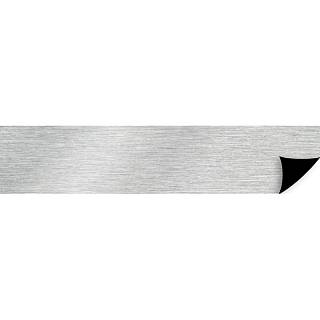 3562E Obrzeże ABS + AL MAGIC II Srebro (szczotkowane) Metalloptik 23x (100 m.b.) REHAU "podłoże czarne"