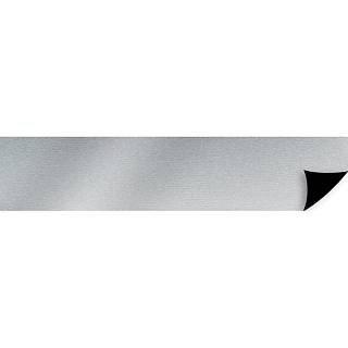 3564E Obrzeże ABS + AL MAGIC II Srebro Metalloptik 43x (100 m.b.) REHAU "podłoże czarne"