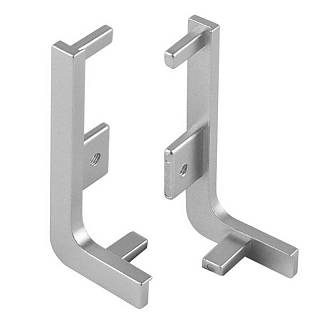 Zestaw zaślepek otwartych Ferro Fiori do profili GOLA z diodami LED type L,  aluminium