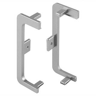 Zestaw zaślepek otwartych Ferro Fiori do profili GOLA z diodą LED type C,  aluminium