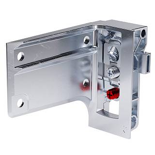 Zawieszka LIBRA H7 lewa / mocowanie listwy aluminiowej / wkręt,  mufa / 120-160 kg,  Italiana Ferramenta (63422250ZN)