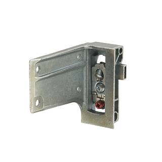 Zawieszka LIBRA H7 lewa / mocowanie listwy aluminiowej / wkręt,  mufa / 120-160 kg,  Italiana Ferramenta (63422250ZN)