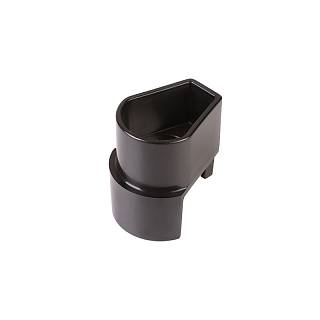 Obudowa podpory INTEGRATO H=40 mm,  plastik czarny,  Italiana Ferramenta