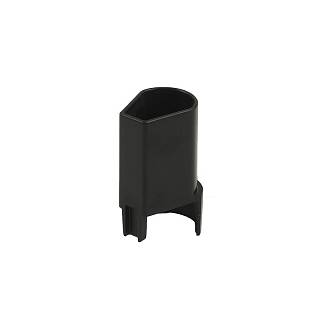 Obudowa podpory INTEGRATO H=60 mm,  plastik czarny,  Italiana Ferramenta