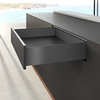 Zestaw szuflad AvanTech YOU Q L=550 H=139 antracyt Hettich