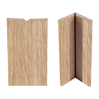 Profil MDF 2002 397 Dąb Naturalny Matt 2800х48х3mm