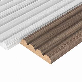 Zaślepka panelu AGT LB-2200-B 239 Orzech Jasny 2800х98x18mm (opak. 6szt)