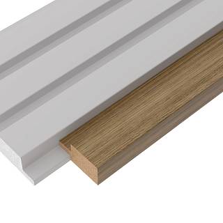 Zaślepka panelu AGT LB-3771-B 248 Teak 2800х38x18mm (opak. 8szt)